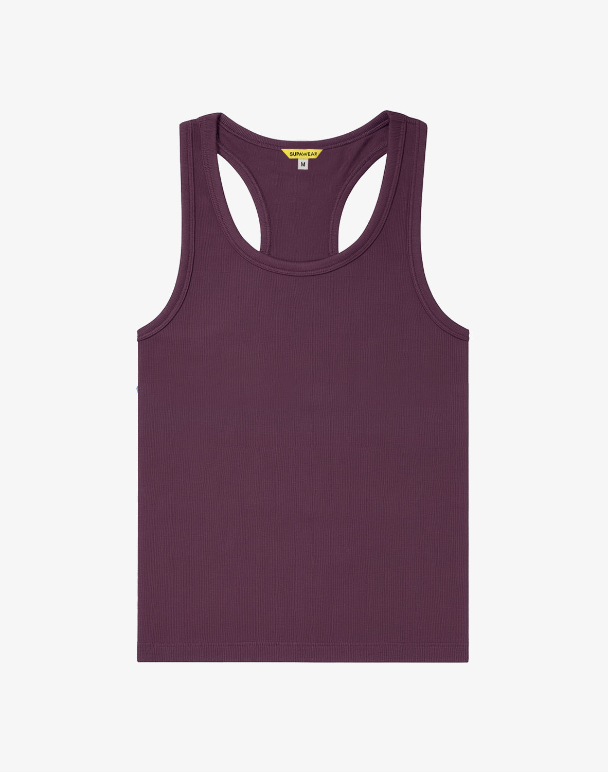 Ribbed Singlet - Peppercorn