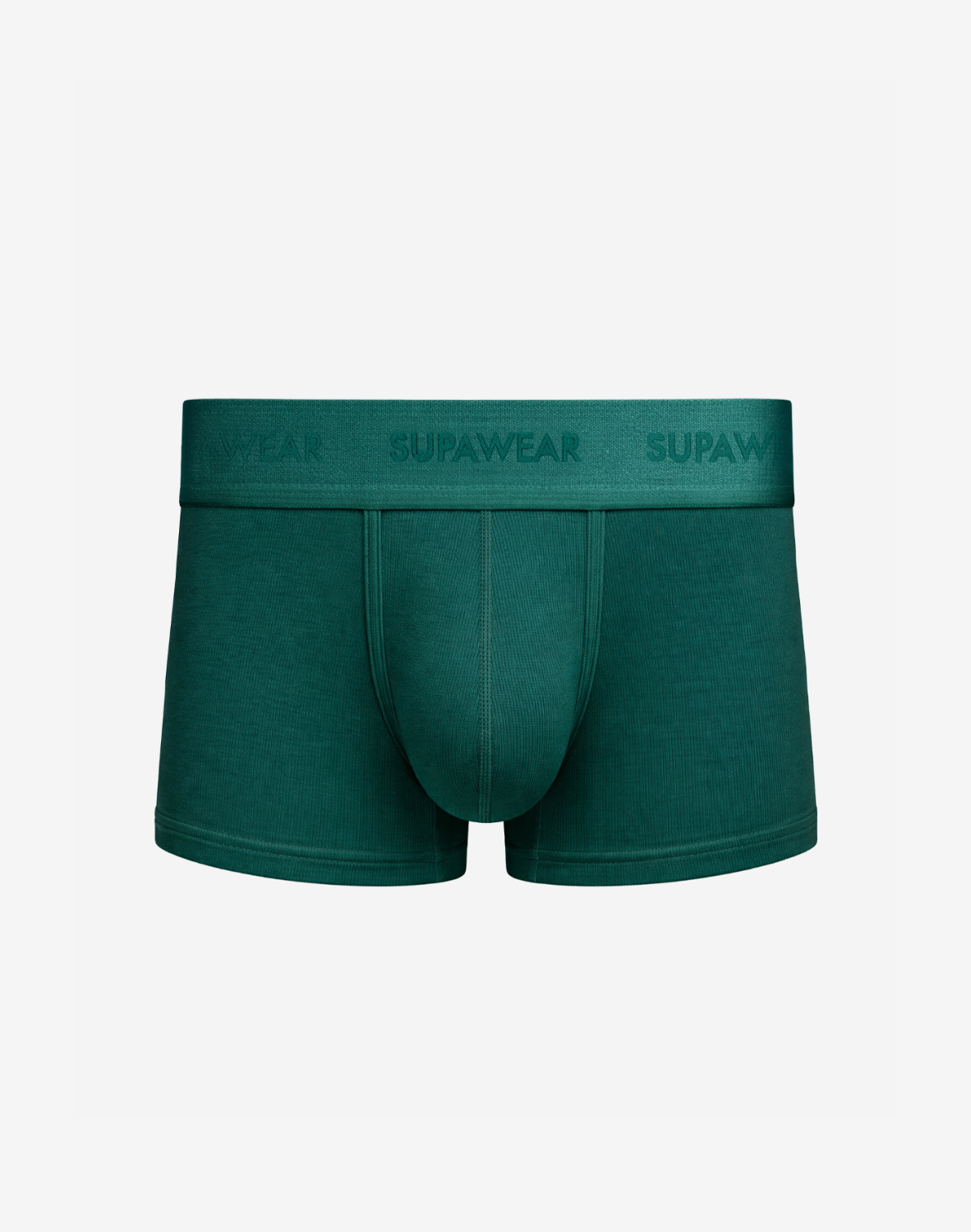 Ribbed Trunks Underwear - Emerald