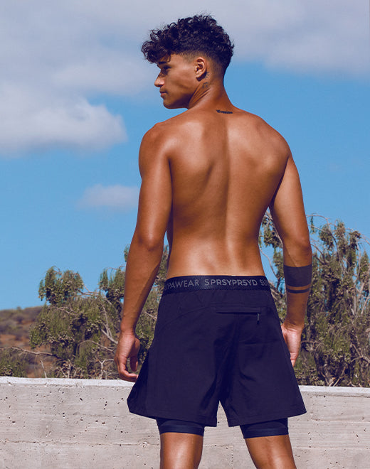 Supa Pro Workout Shorts - Black