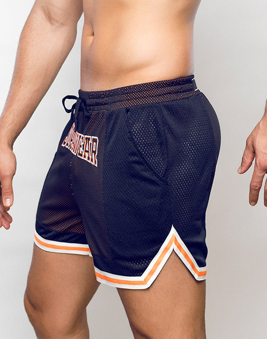 Swish Mesh Shorts - Neon Orange