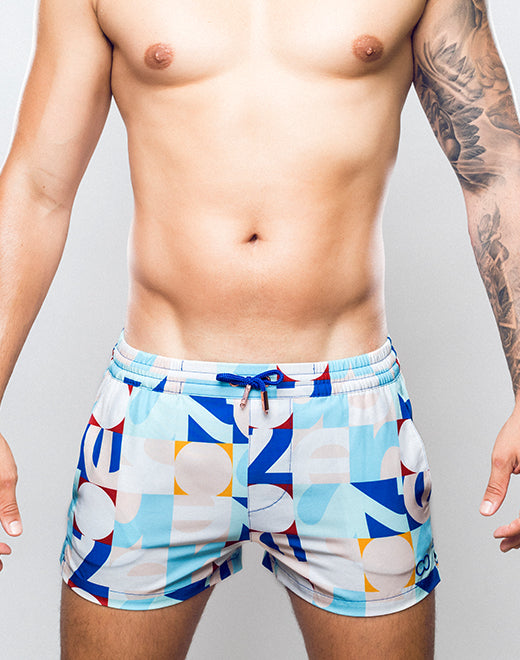 Printed Bronte Shorts - Insignia Turquoise
