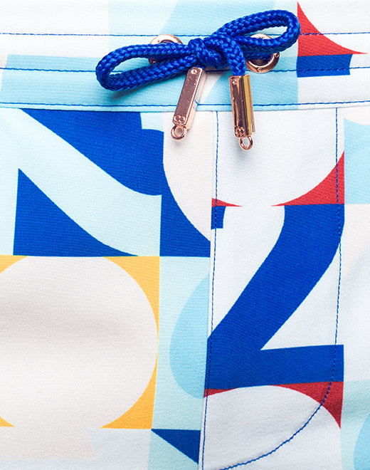 Printed Bronte Shorts - Insignia Turquoise