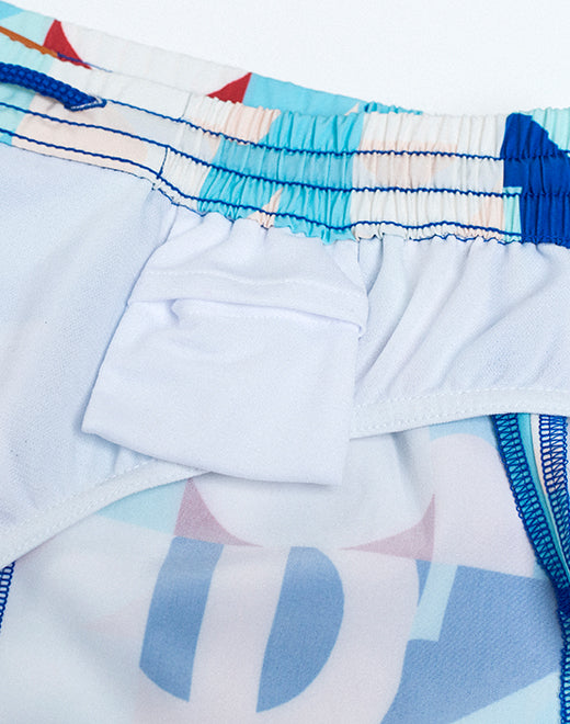 Printed Bronte Shorts - Insignia Turquoise