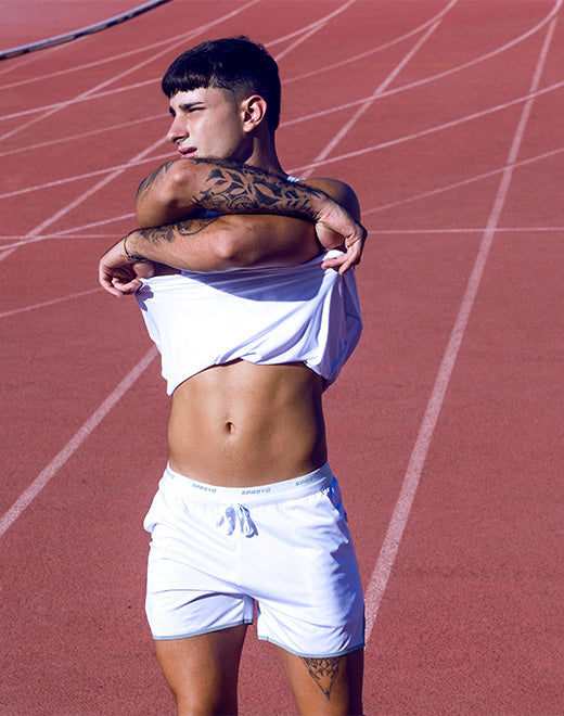 SPR Racer Shorts - White
