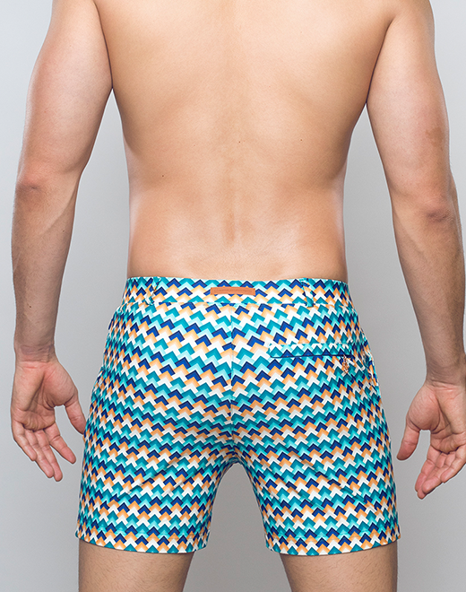 Printed Bondi Shorts - Chevy Blue