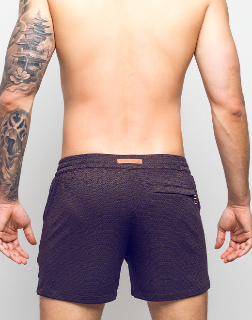 S90 Textured Manly Shorts - Signet Black
