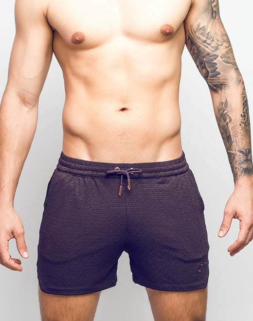 S90 Textured Manly Shorts - Signet Black