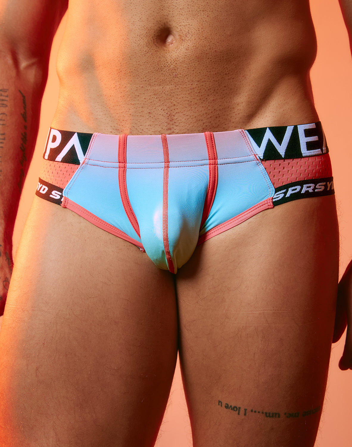 SPR Performance Gradient Brief Underwear - Rainbow