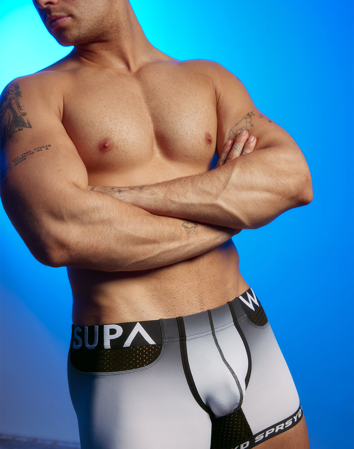 SPR Performance Gradient Trunk Underwear - Black / White