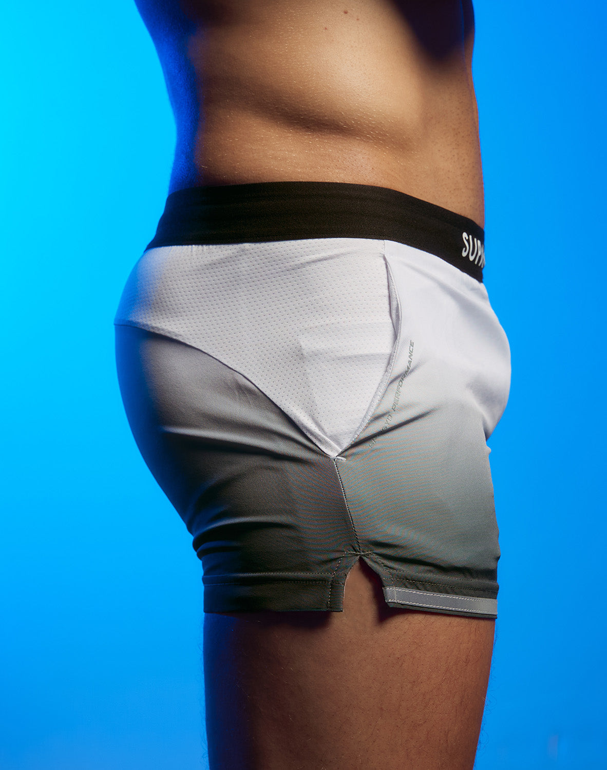 SPR Performance Shorts - Gradient Black/White
