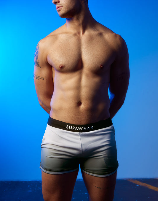 SPR Performance Shorts - Gradient Black/White