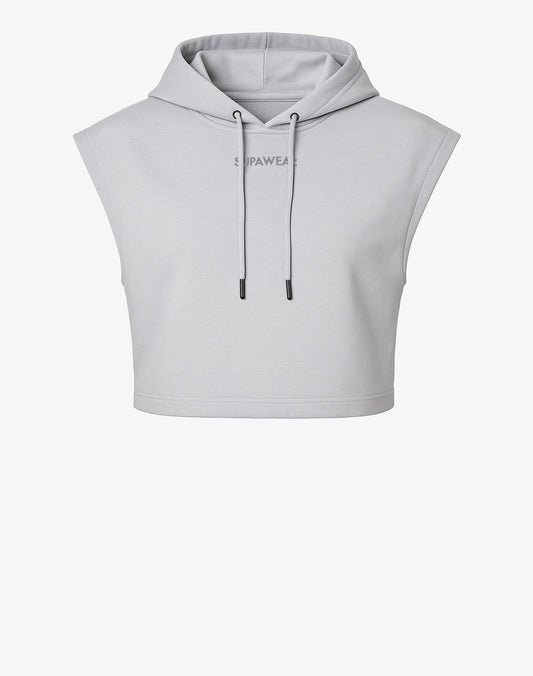 Cropped Hoodie - Grey