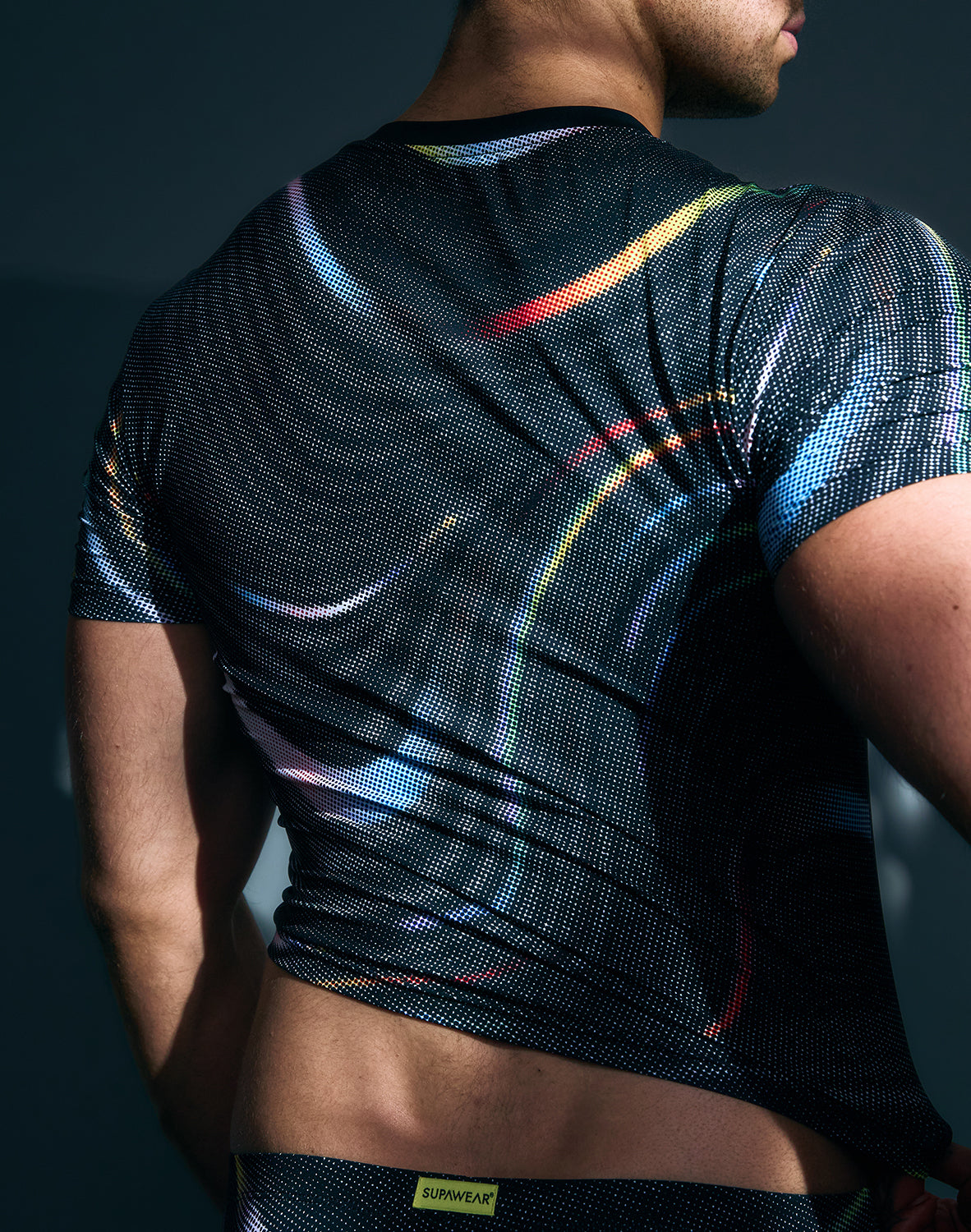 Printed Pride Crop T-Shirt - Black
