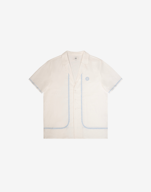 Santorini Shirt - White/Navy