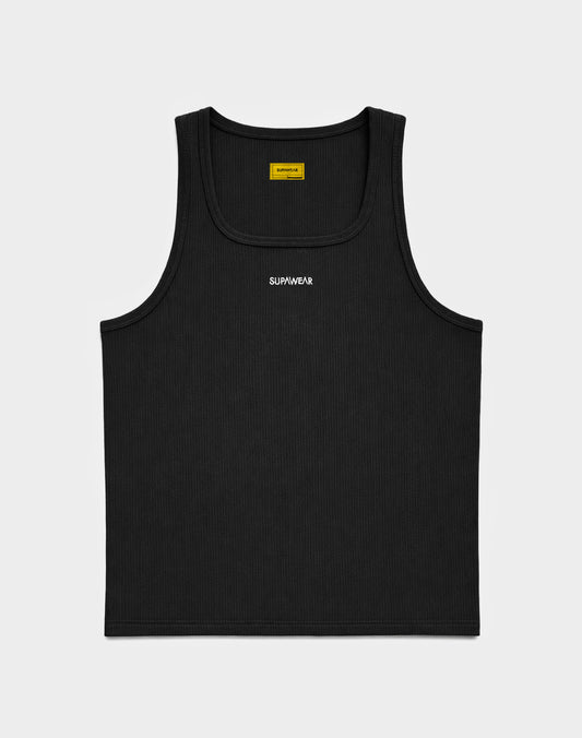 Semi-Squared Singlet - Black
