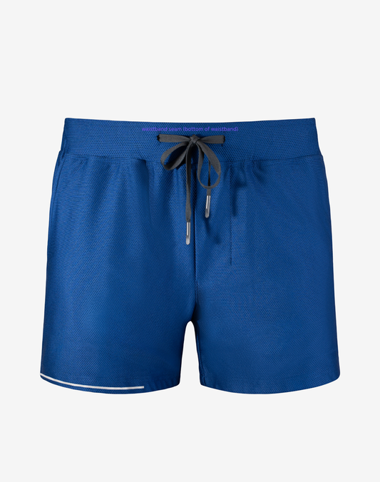 4” Full Lined Mesh Shorts - Limoges Blue