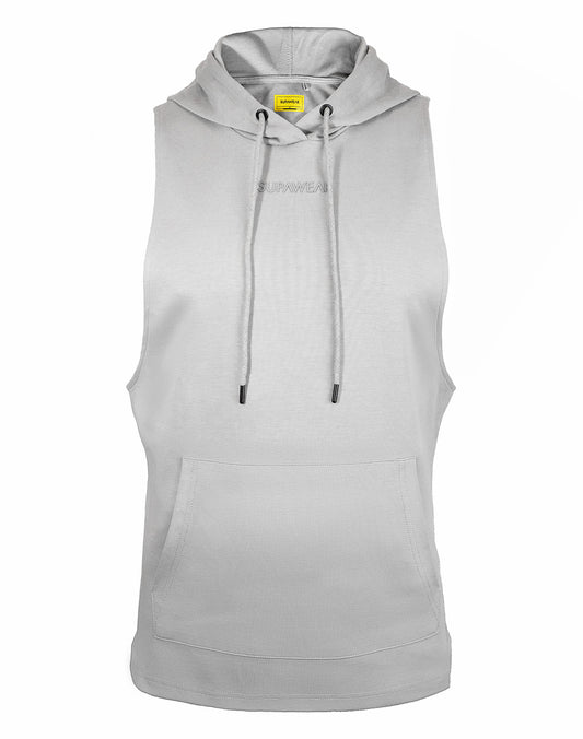 Sleeveless Hoodie - Grey
