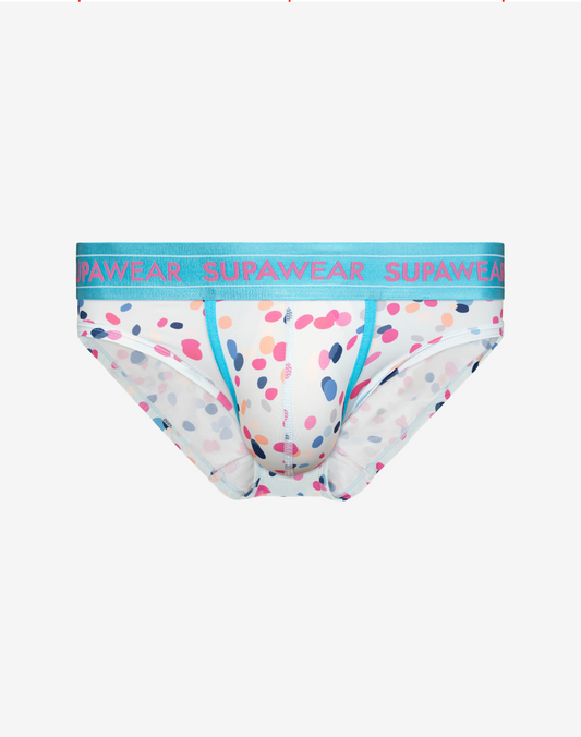 Sprint Brief Underwear - Ditsy Dots Blue