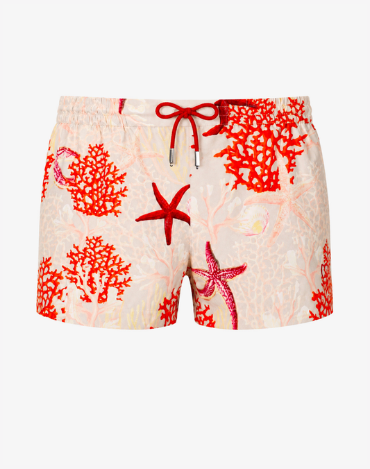 Printed Bronte Shorts - Starscape Beige