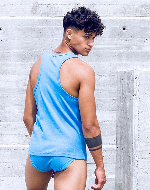 Ribbed Singlet - Marina