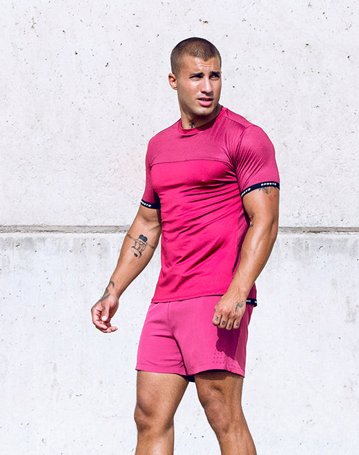 SPR Flex Tee - Redbud