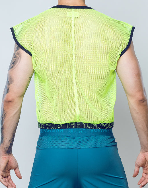 Neon Mesh Top - Neon Green