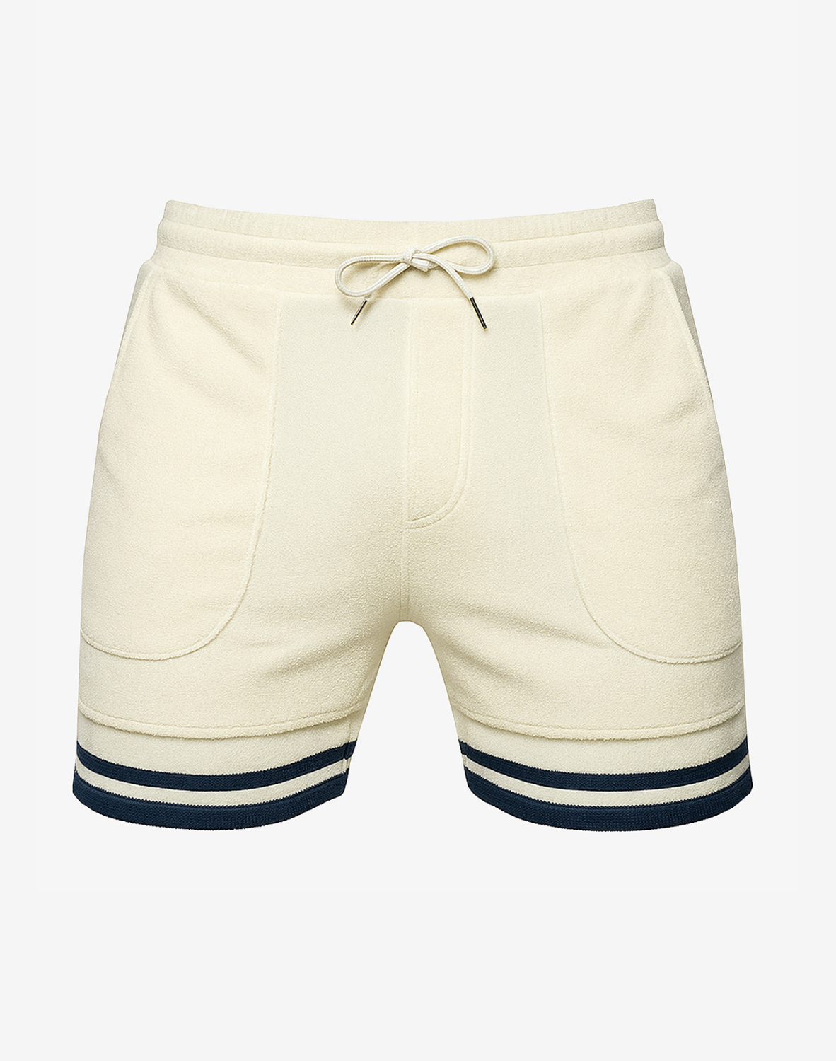 Terry Towelling Shorts - Off White