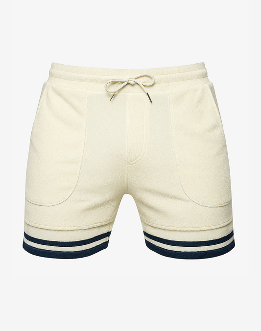 Terry Towelling Shorts - Off White
