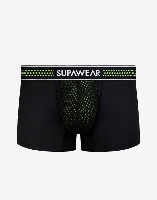 Neon Mesh Trunk Underwear - Neon Green