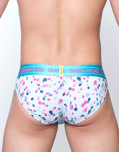 Sprint Brief Underwear - Ditsy Dots Blue
