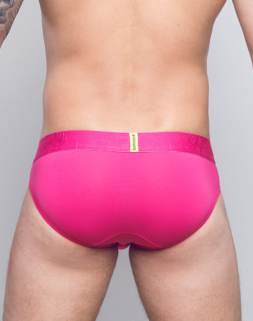 Neon Brief Underwear - Neon Pink