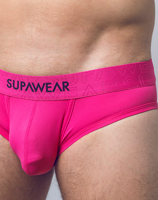 Neon Brief Underwear - Neon Pink