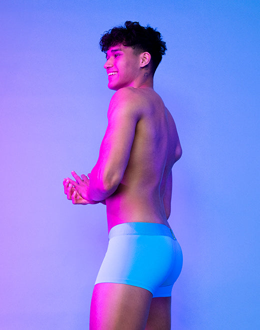 Neon Trunk Underwear - Neon Blue