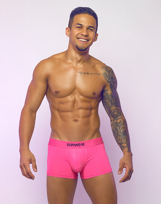 Neon Trunk Underwear - Neon Pink