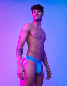 Neon Jockstrap Underwear - Neon Blue