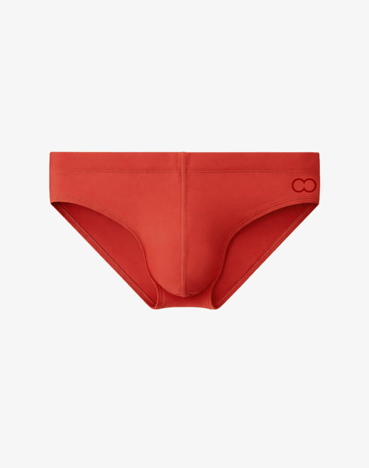 V10 Core Swim Brief - Rust Orange