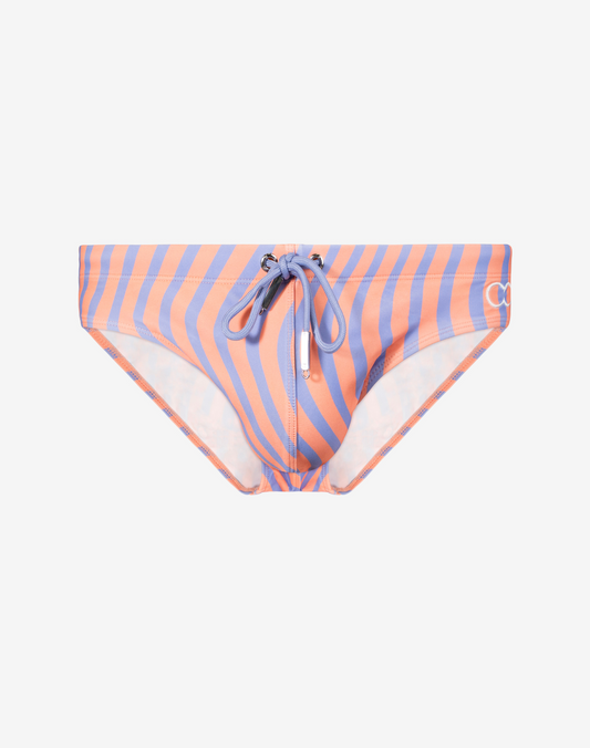 V10 Printed Swim Brief - Dolce Purple