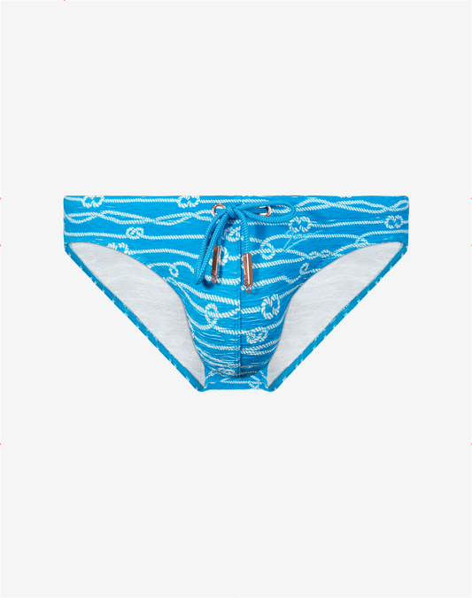 V20 Printed Swim Brief - Manrope Blue
