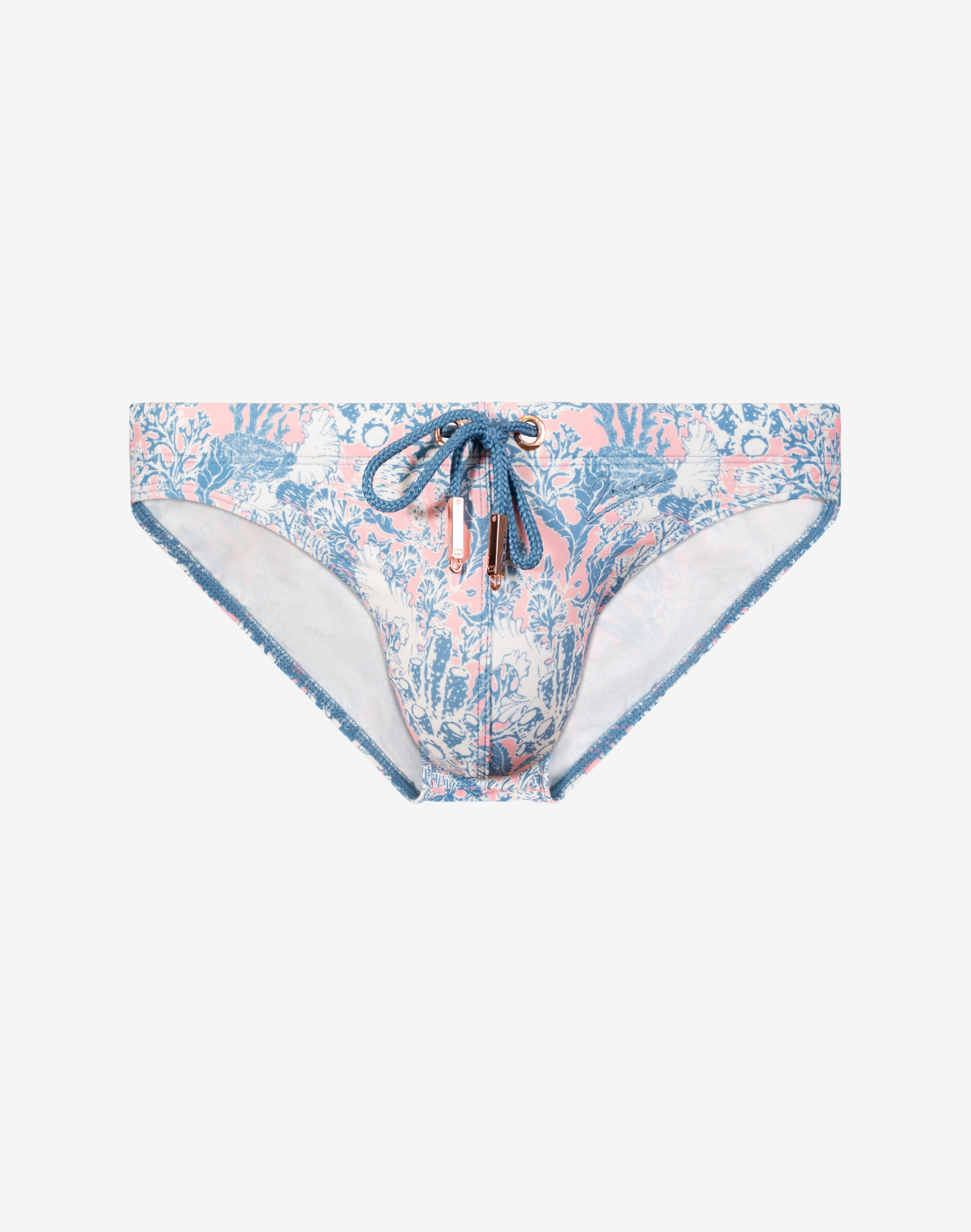 V20 Printed Swim Brief - Coral Teal