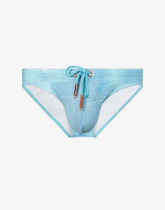 V20 Printed Swim Brief - Nautica Green