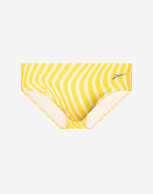 V40 Printed Swim Sunga - Dolce Yellow