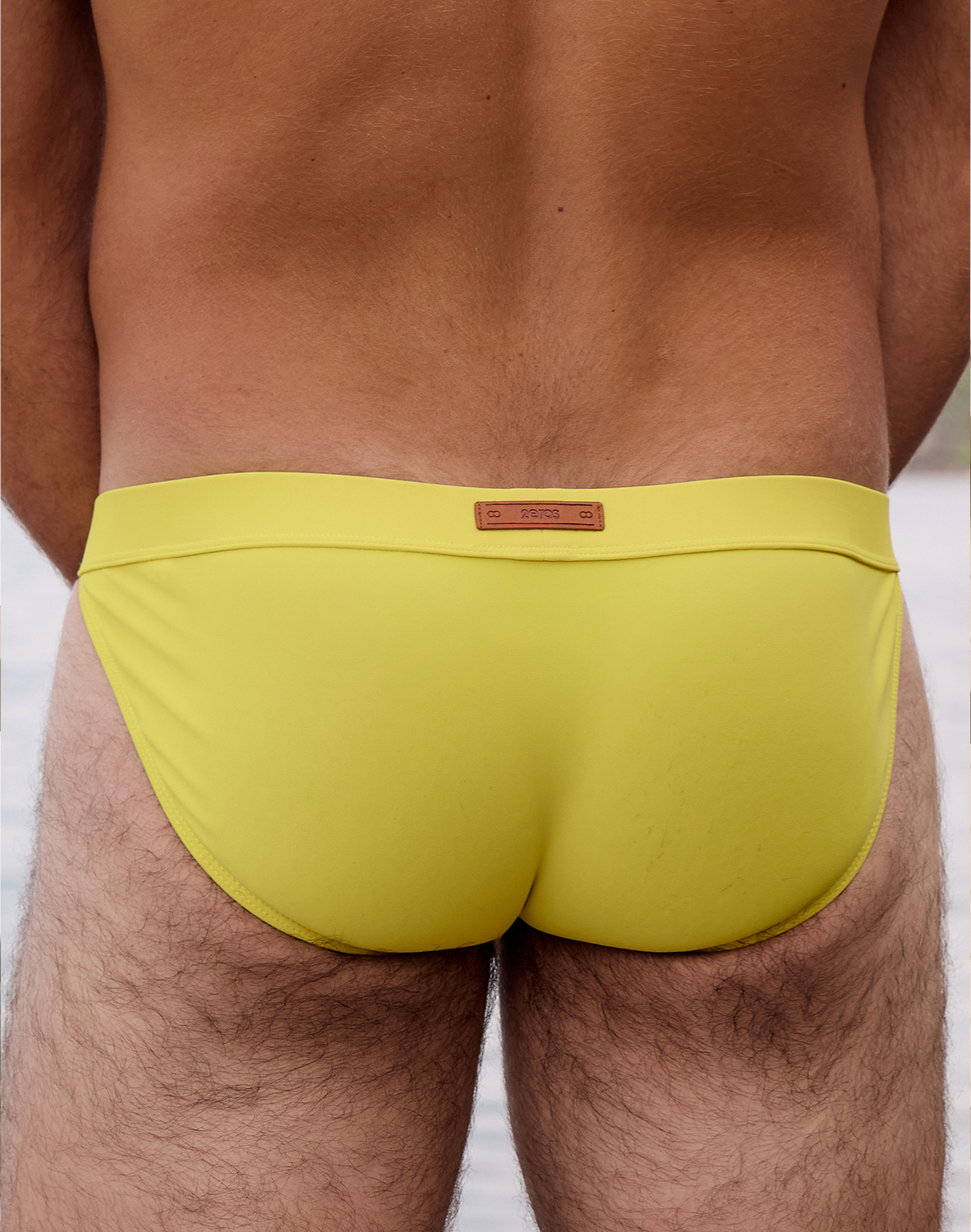 V50 Encore Swim Tanga - Neon Yellow