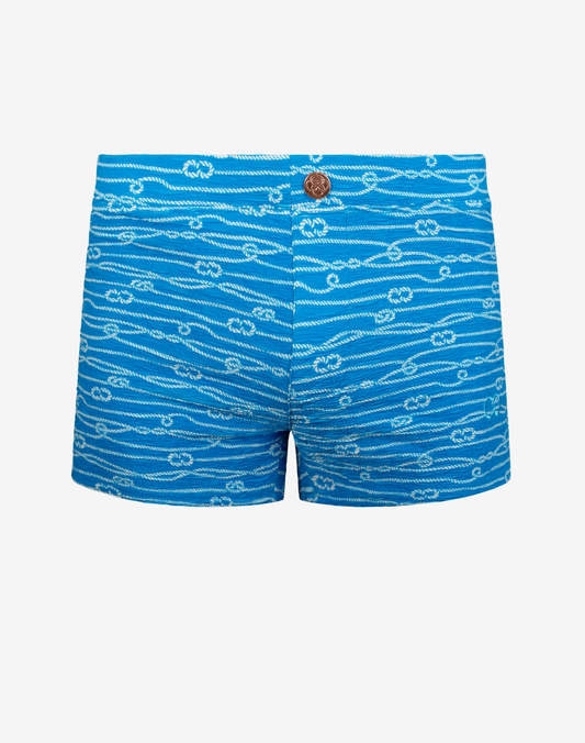 V60 Print Swim Trunks - Manrope Blue