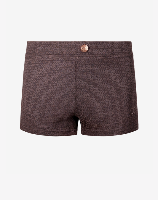 V60 Textured Swim Trunk- Signet Black