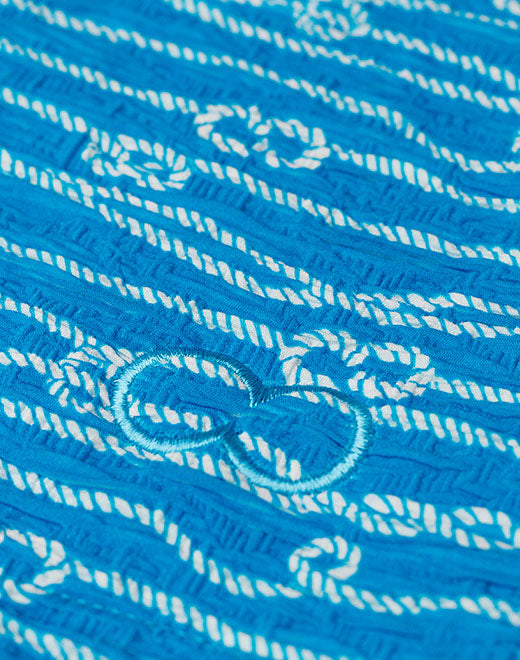 V60 Print Swim Trunks - Manrope Blue