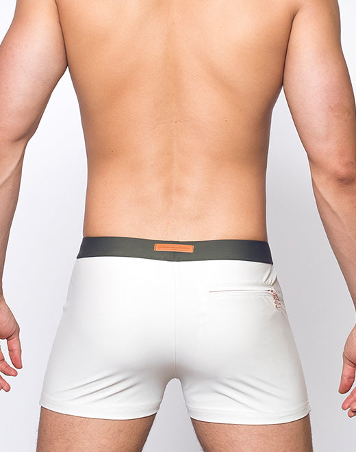 V65 Swim Trunks - Kombu Green/Moonbeam