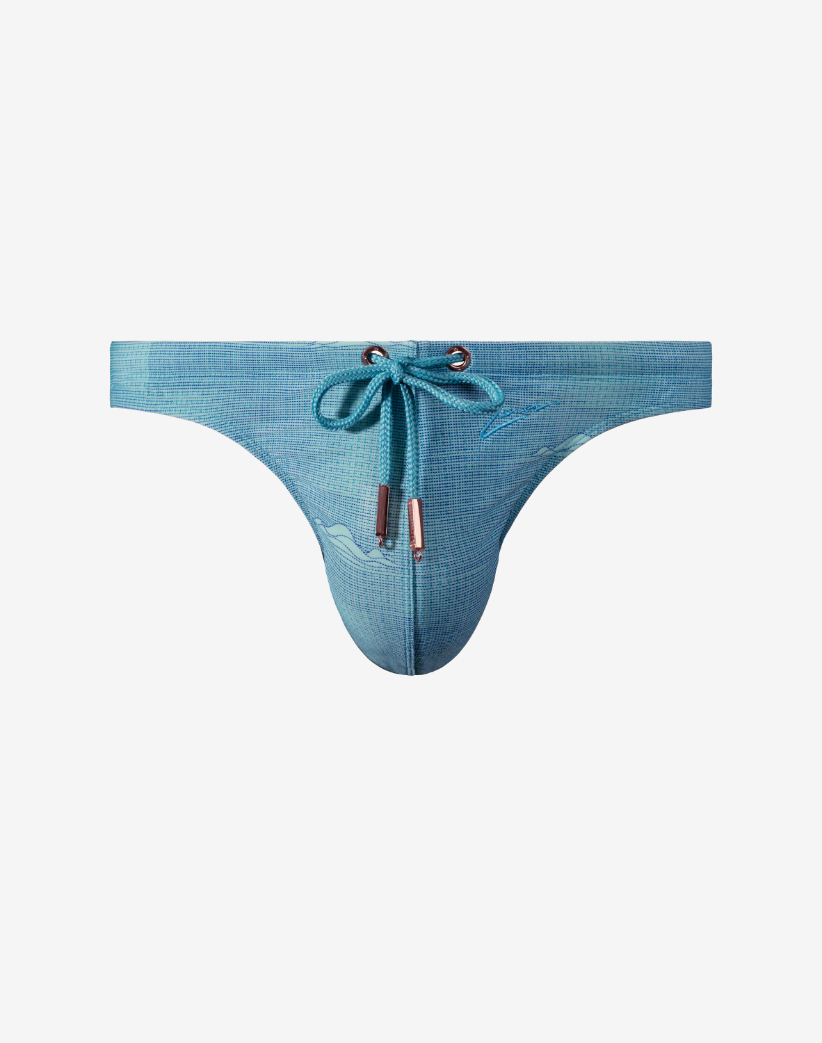 V80 Print Swim Thong - Nautica Green