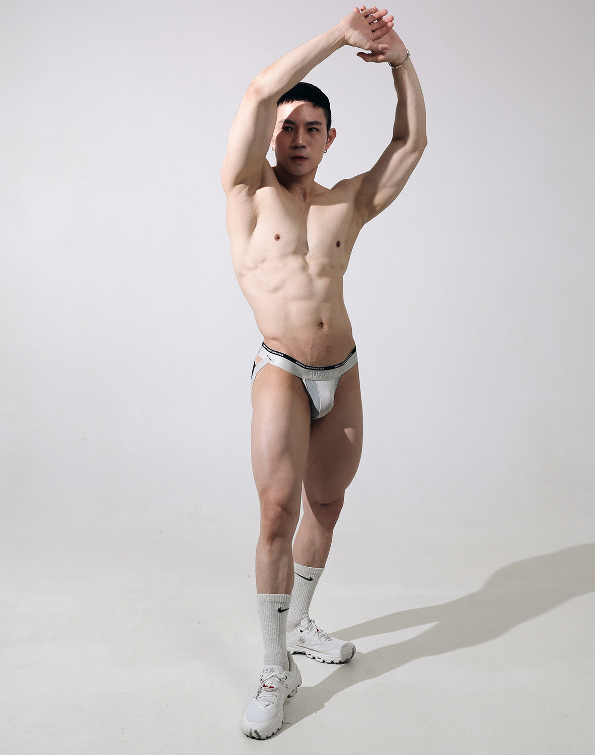SPR Verve Jockstrap Underwear - Pale Grey
