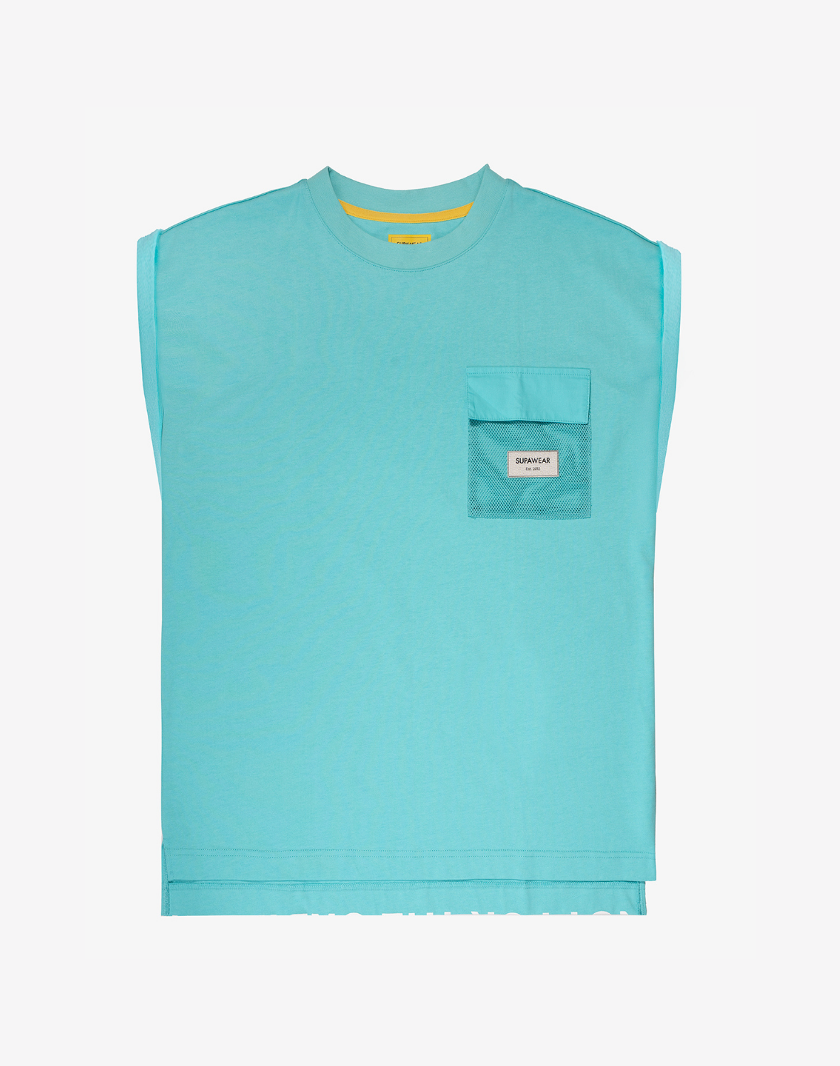 Wide-Cut Tank - Turquoise Blue