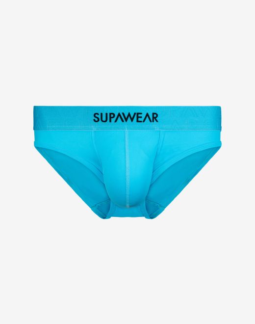 Neon Brief Underwear - Neon Blue